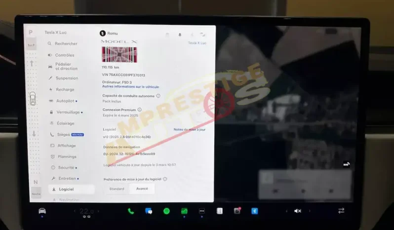 
								TESLA MODEL X PLAID (2022) – Électrique –  Noir full									